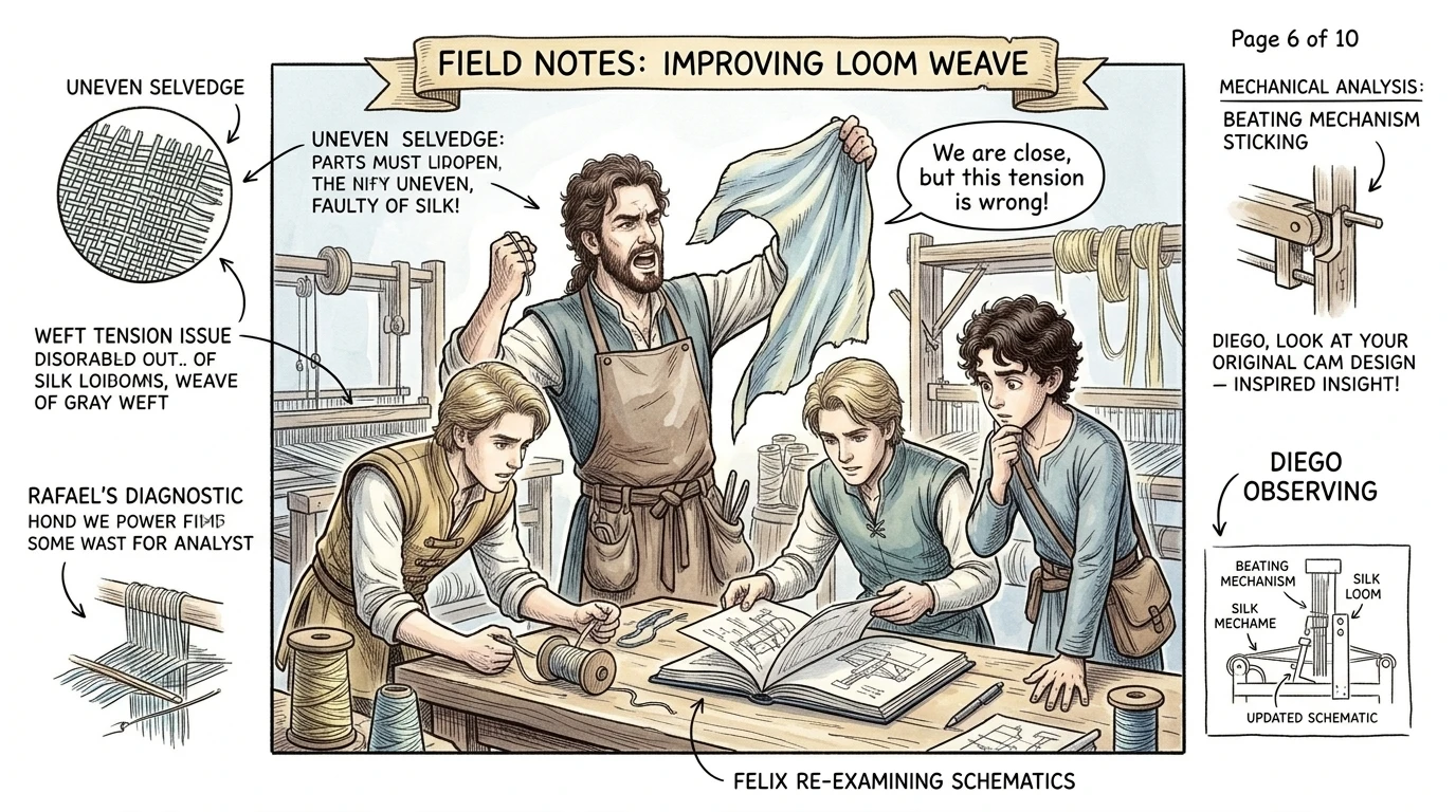 The Invention of the Silk Loom — page 6