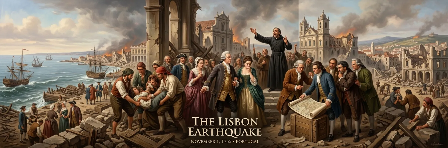 The Lisbon Earthquake (1755, Portugal) — cover