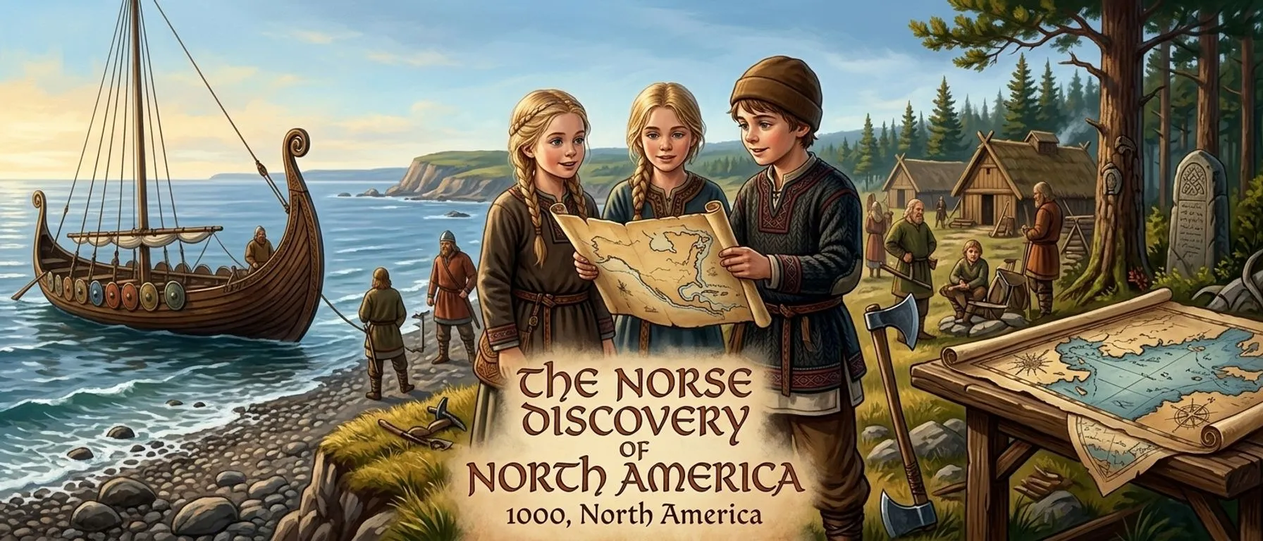 The Norse Discovery of North America (1000, North America) — cover