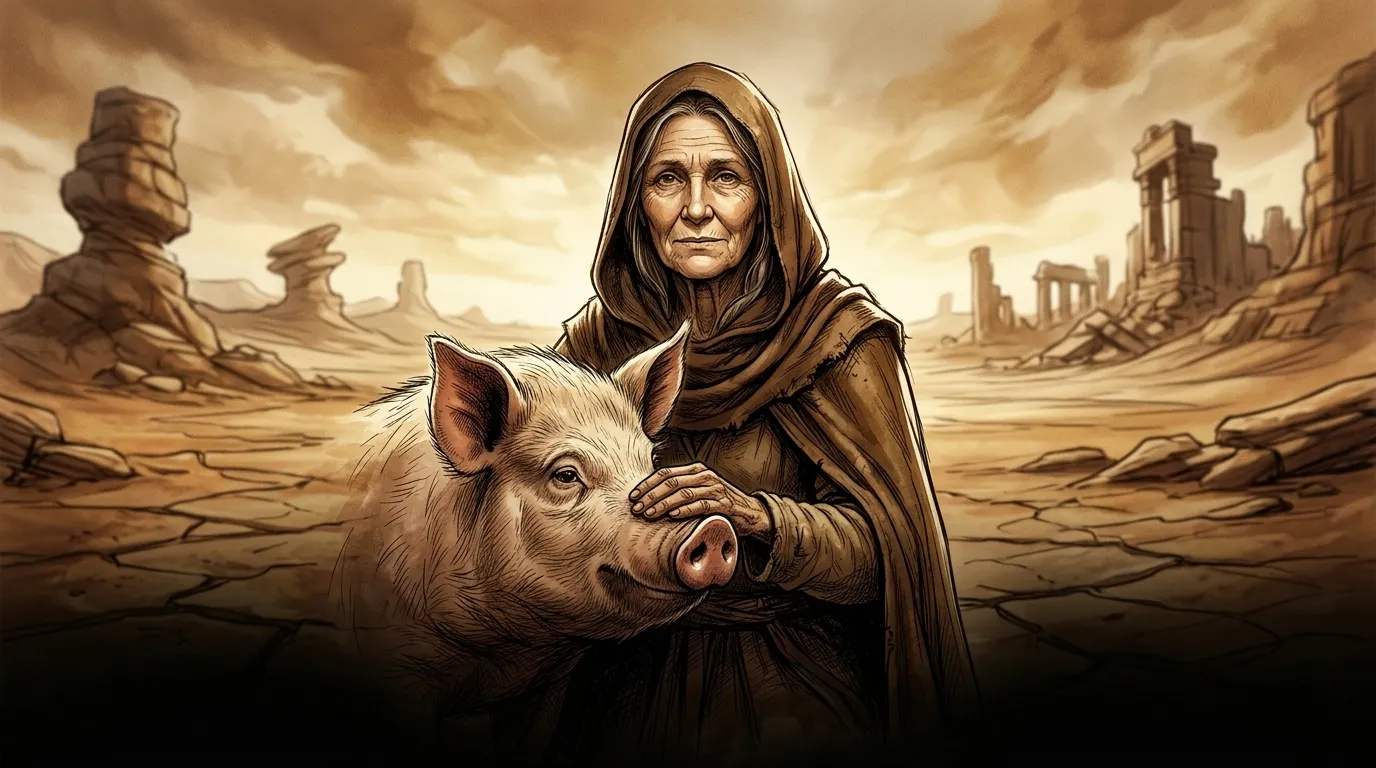 The Old Woman and Her Pig — cover