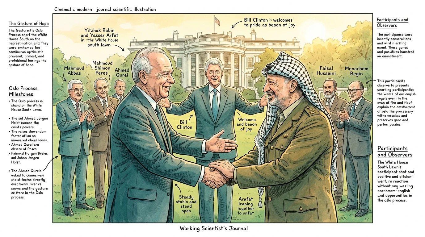 The Oslo Accords (1993, Middle East) — page 1 illustration — Wonder History