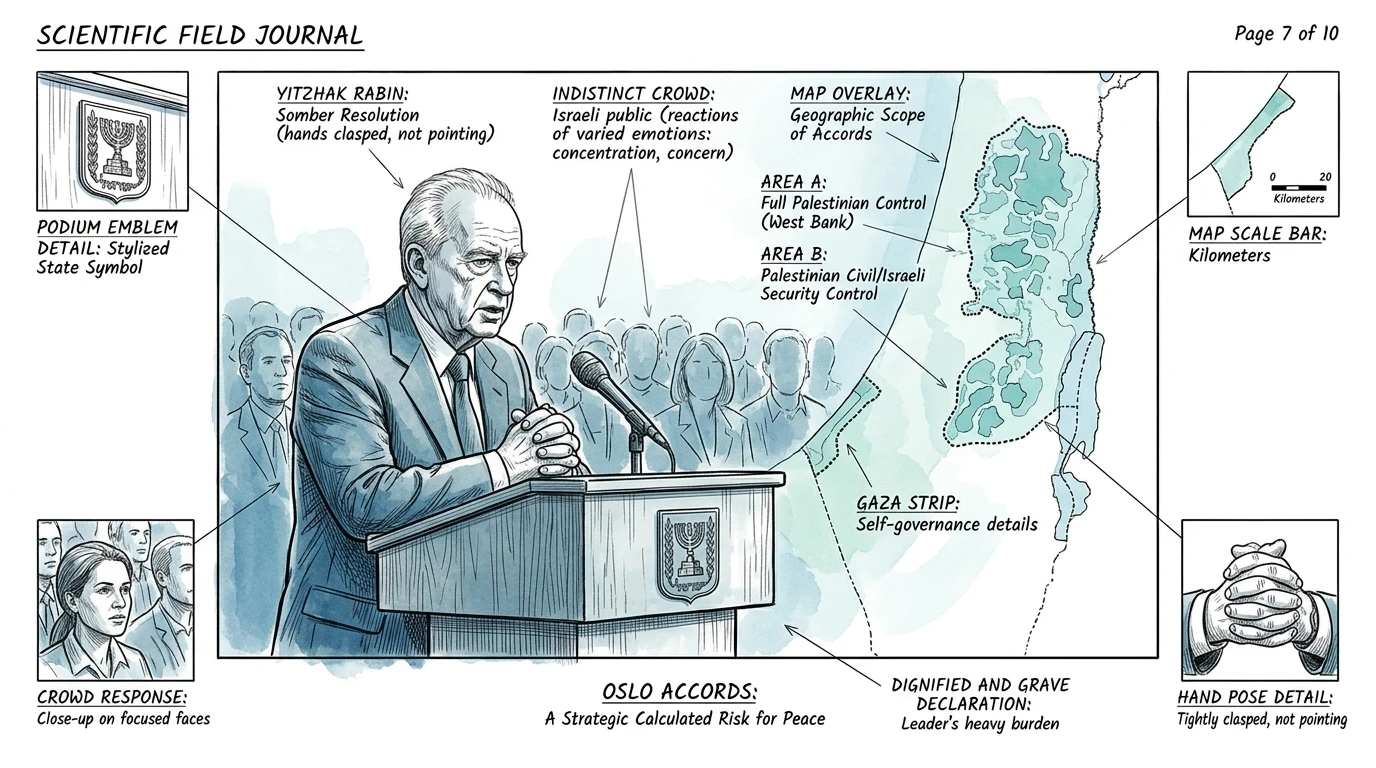 The Oslo Accords (1993, Middle East) — page 7 illustration — Wonder History