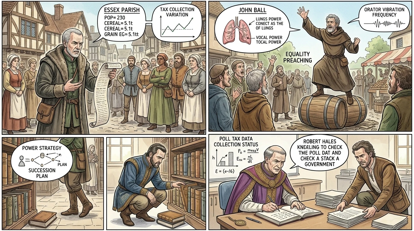 The Peasant's Revolt of 1381 (1381, United Kingdom) — page 2 illustration — Wonder History