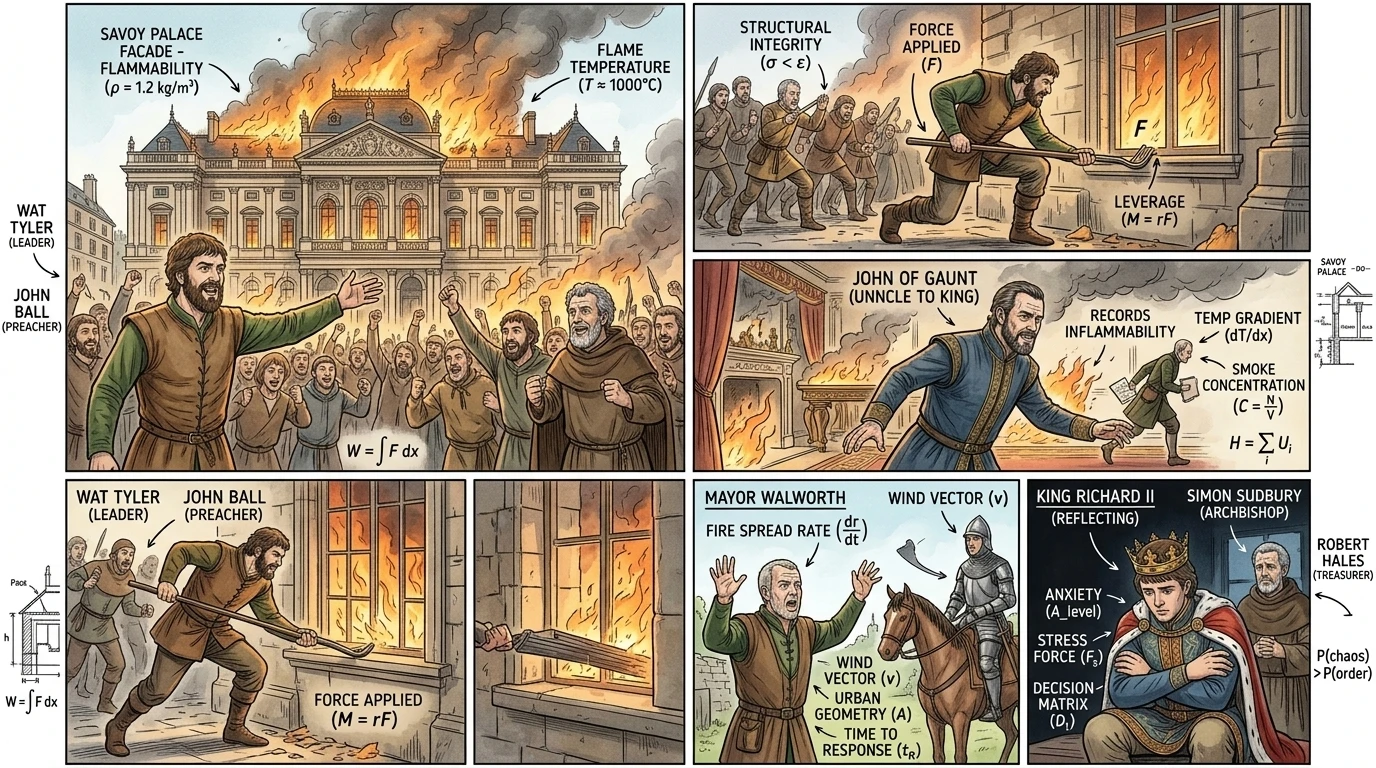 The Peasant's Revolt of 1381 (1381, United Kingdom) — page 4 illustration — Wonder History