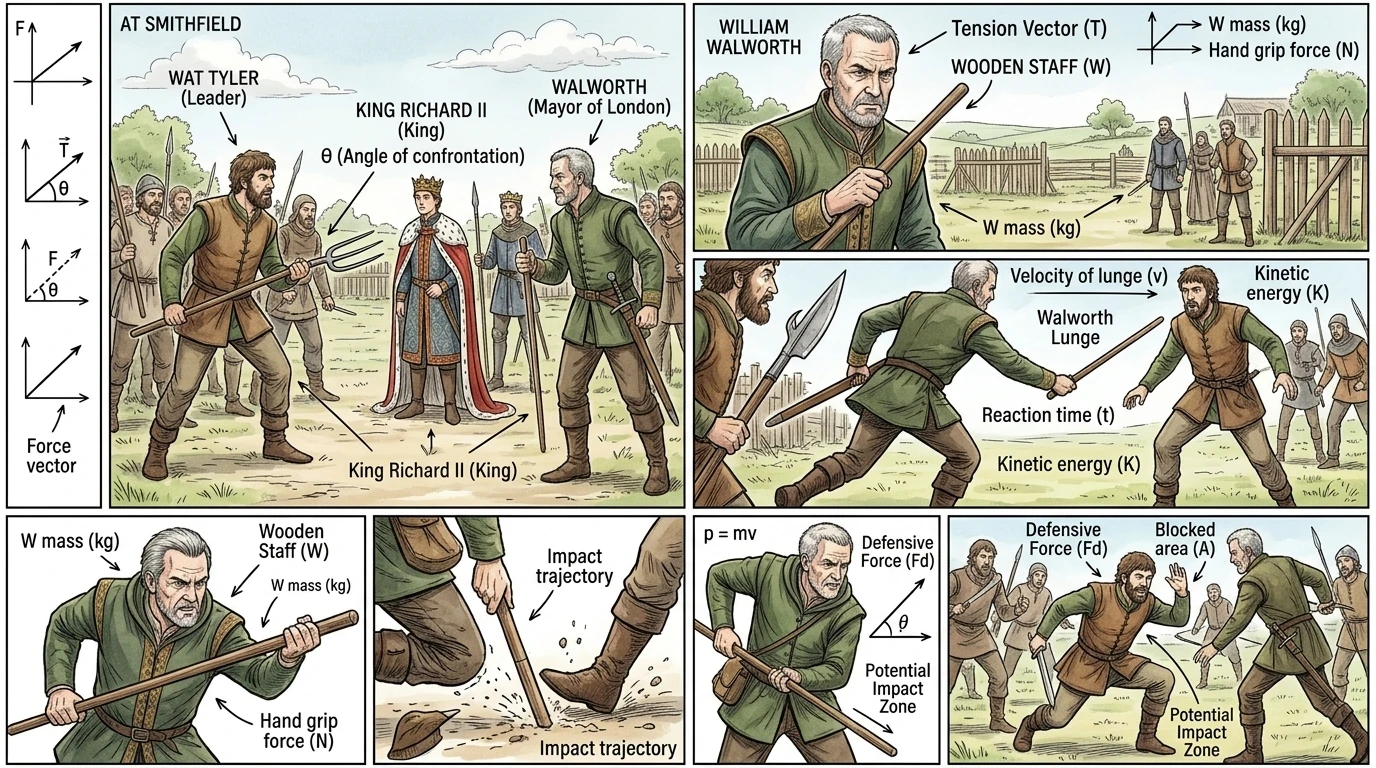 The Peasant's Revolt of 1381 (1381, United Kingdom) — page 7 illustration — Wonder History