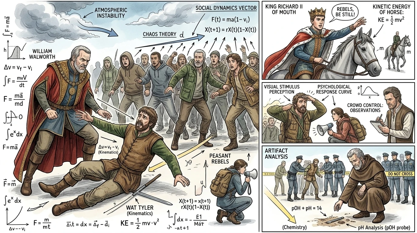 The Peasant's Revolt of 1381 (1381, United Kingdom) — page 8 illustration — Wonder History