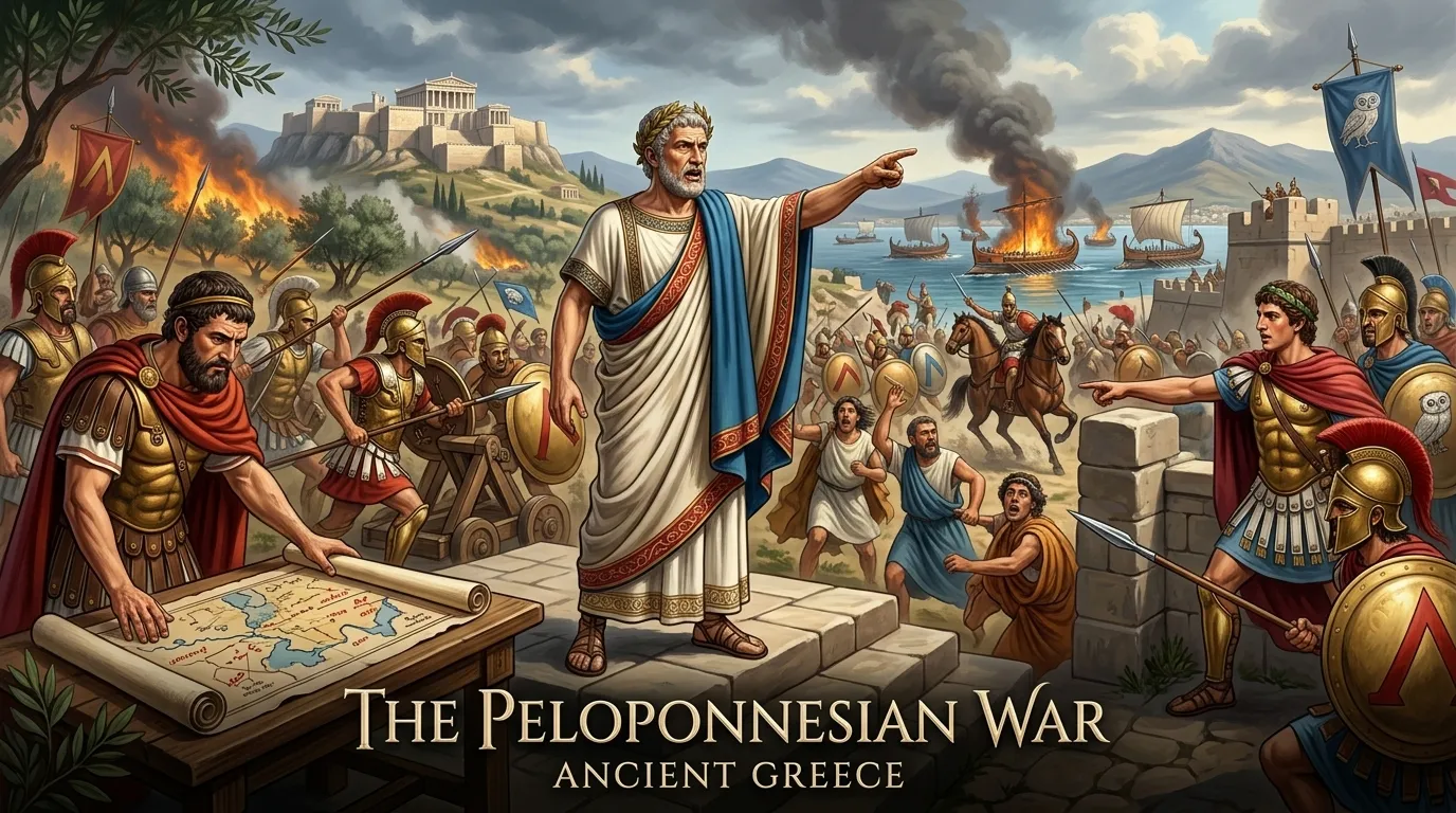 The Peloponnesian War — Ancient Greece (431 BC, Greece) — cover