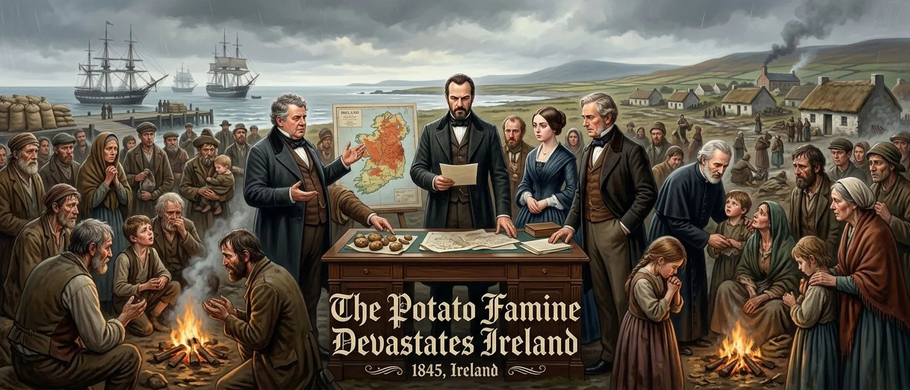 The Potato Famine Devastates Ireland (1845, Ireland) — cover