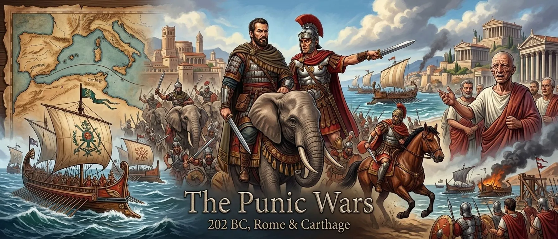 The Punic Wars — Rome & Carthage (202 BC, Rome & Carthage) — cover