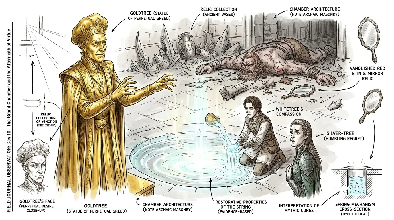 The Red Etin — page 9 illustration — Wonder Tales