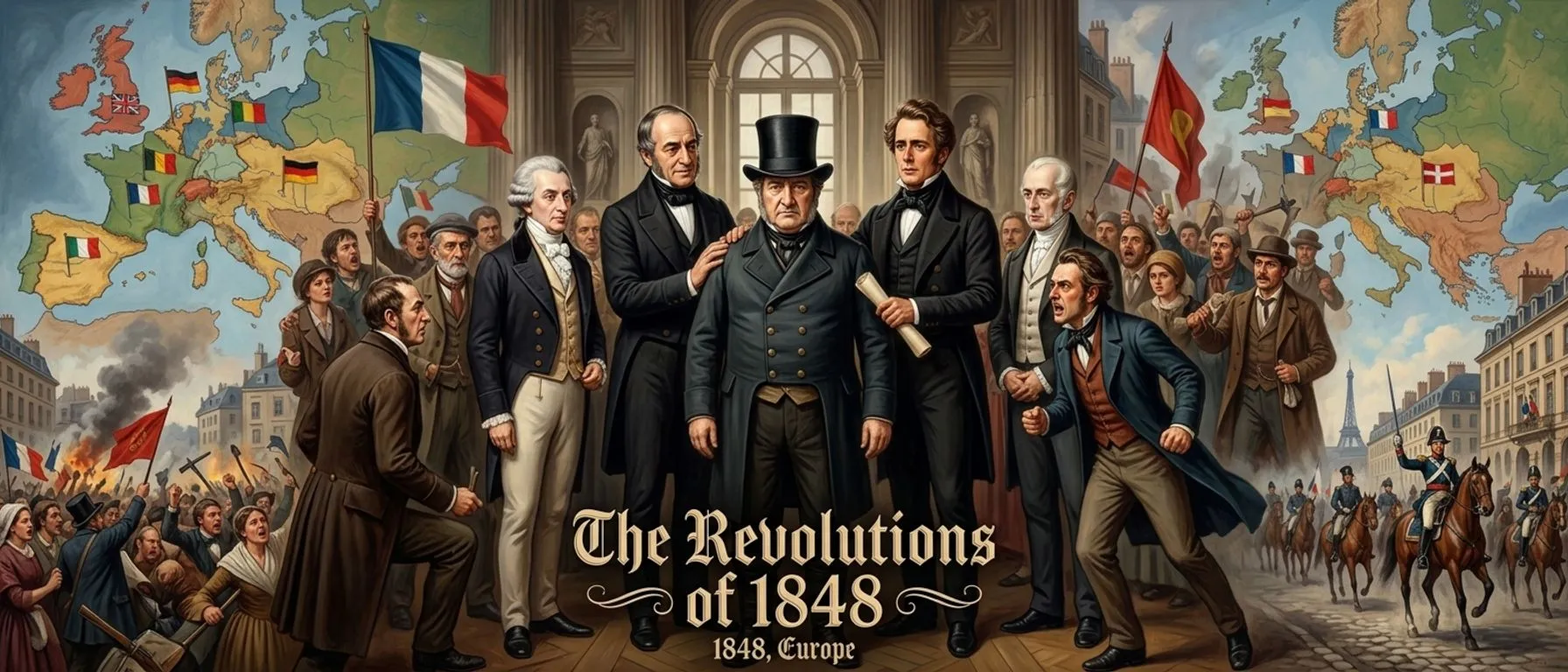 The Revolutions of 1848 — Europe (1848, Europe) — cover