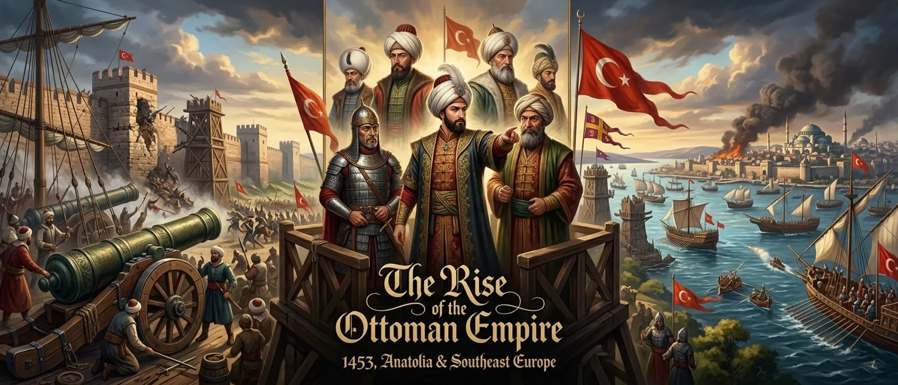 The Rise of the Ottoman Empire — Anatolia & Southeast Europe (1453, Anatolia & Southeast Europe) — cover