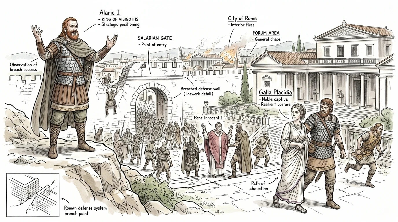 The Sack of Rome by the Visigoths (410 AD, Rome) — page 1