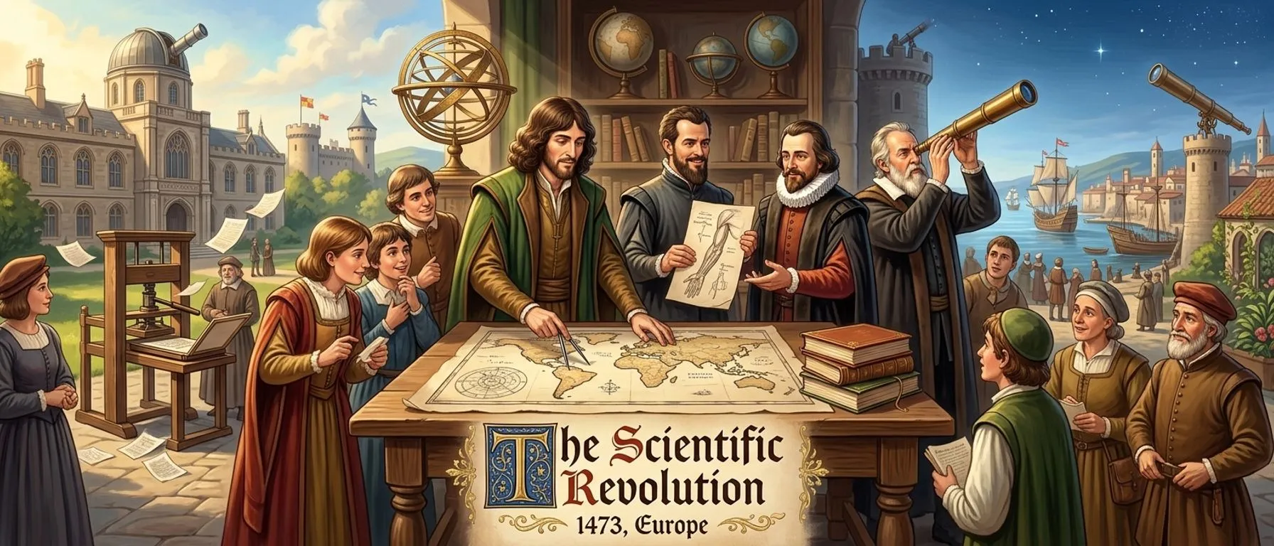 The Scientific Revolution — Europe (1473, Europe) — cover
