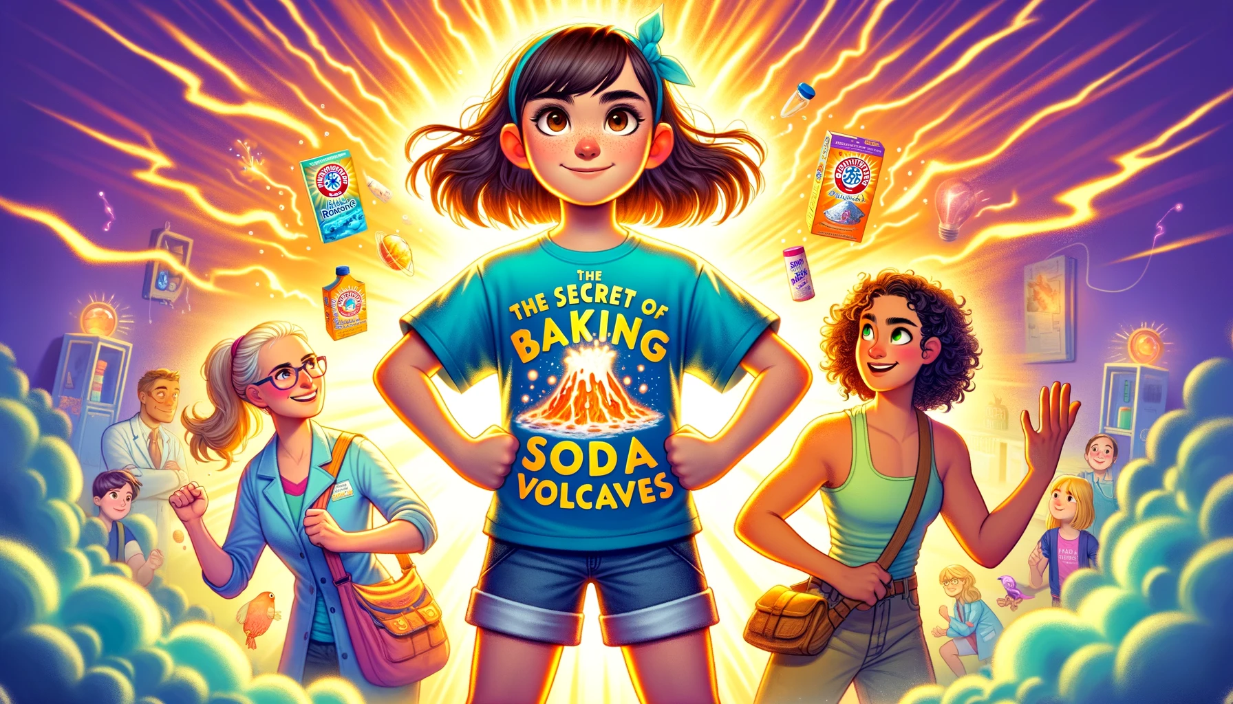 The Secret of Baking Soda Volcanoes — cover