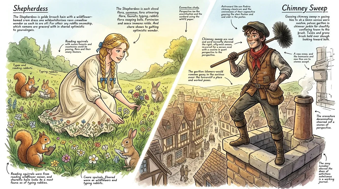 The Shepherdess and the Chimney Sweep — page 1