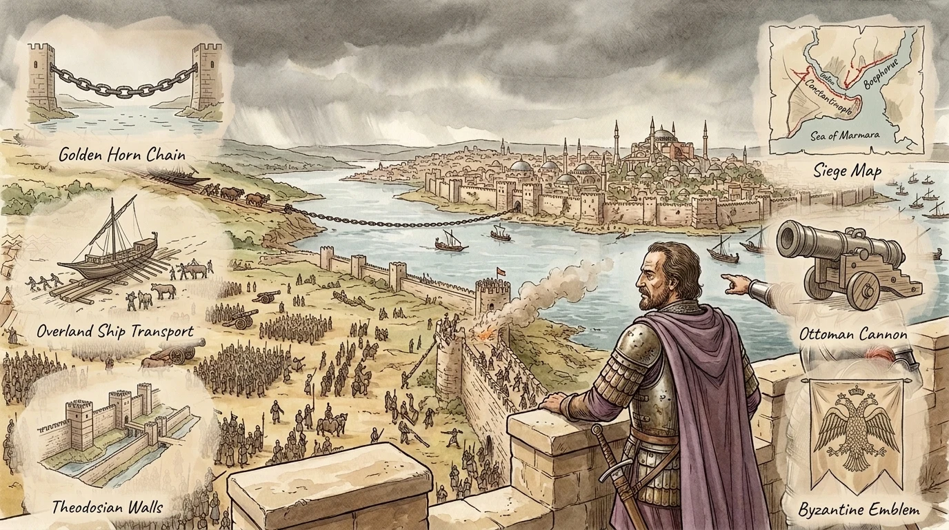 The Siege of Constantinople (1453, Turkey) — page 1