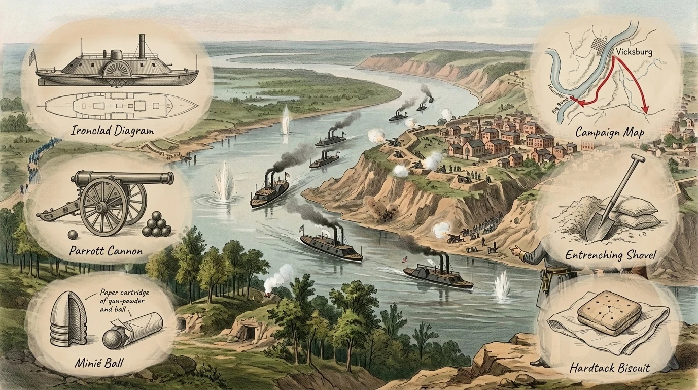 The Siege of Vicksburg (1863, USA) — page 1