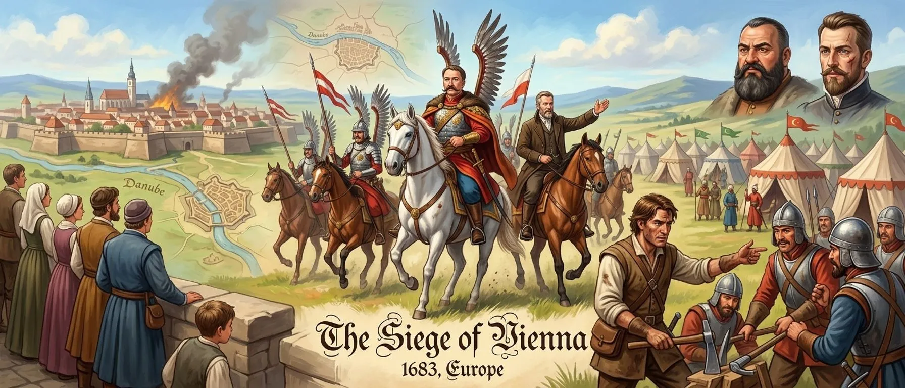 The Siege of Vienna (1683, Europe) — cover
