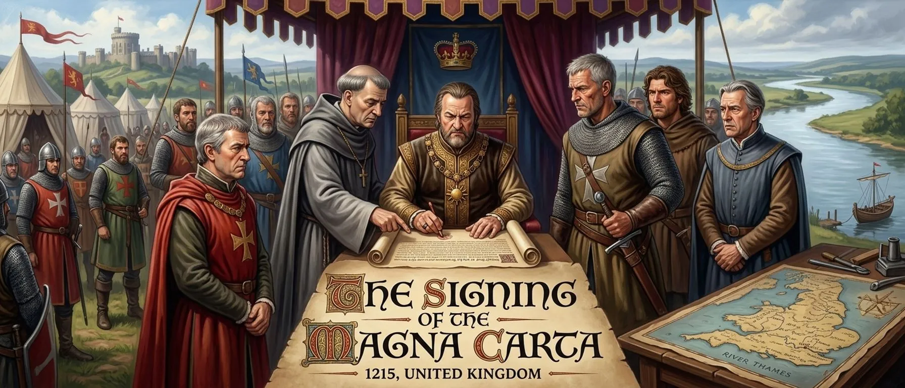 The Signing of the Magna Carta (1215, United Kingdom) — cover
