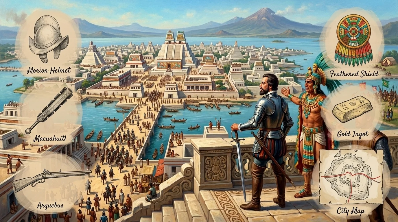 The Spanish Conquest of the Aztec Empire — Mexico (1519, Mexico) — page 1