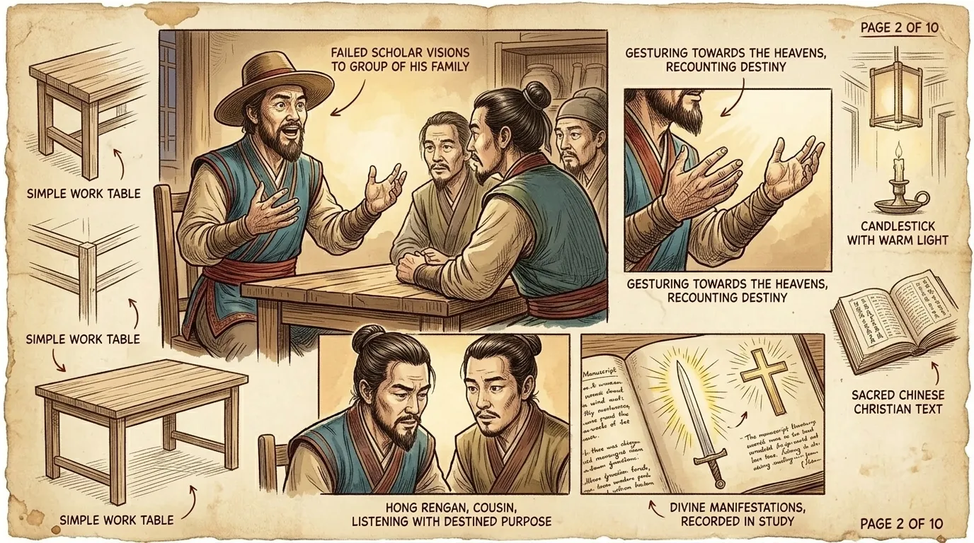 It began with Hong Xiuquan, a scholar who repeatedly failed the imperial examinations. 'I am here to eradicate all evils under the heavens!' Hong declared to… It began with Hong Xiuquan, a scholar who repeatedly failed the imperial examinations. 'I am here to eradicate all evils under the heavens!' Hong declared to…