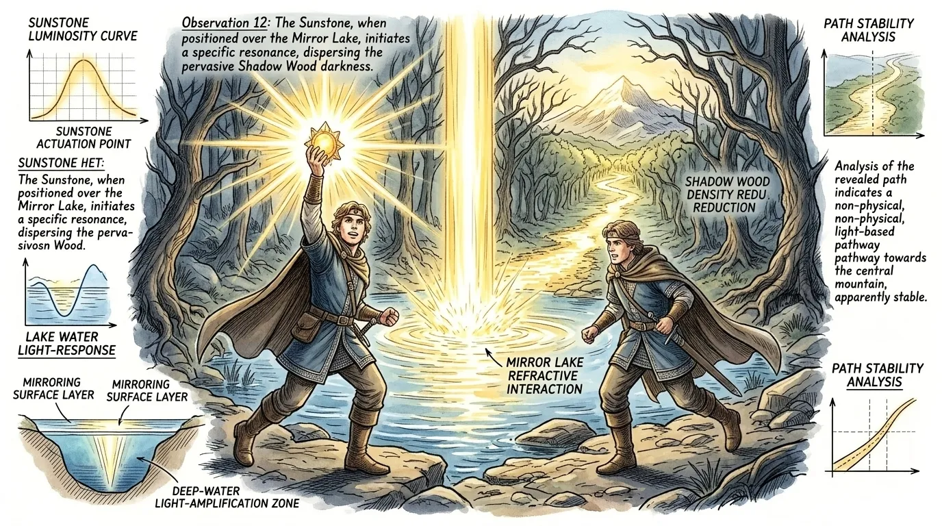 The sunstone pulsed in Ivan's hand, its warmth spreading. He held it high, shattering the illusion. The stolen sunlight, trapped within the lake, burst forth… The sunstone pulsed in Ivan's hand, its warmth spreading. He held it high, shattering the illusion. The stolen sunlight, trapped within the lake, burst forth…