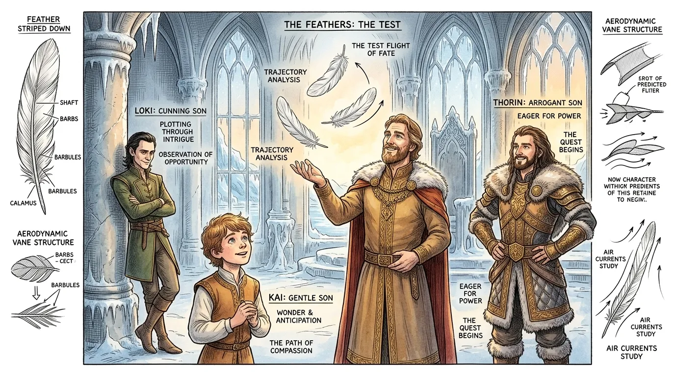 The Three Feathers — page 1
