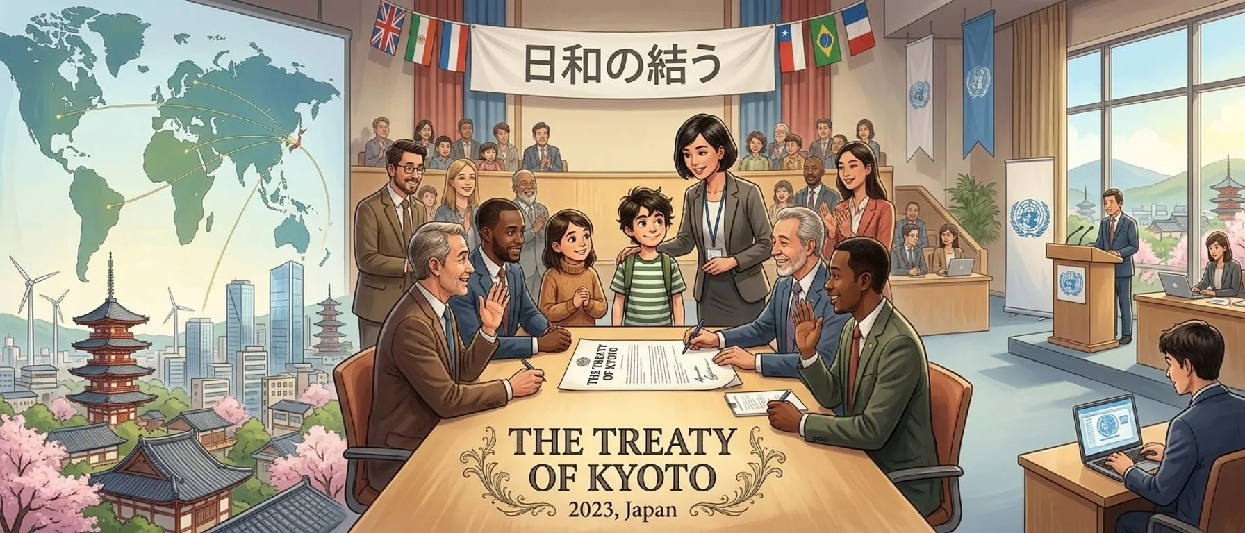 The Treaty of Kyoto (2023, Japan) — cover