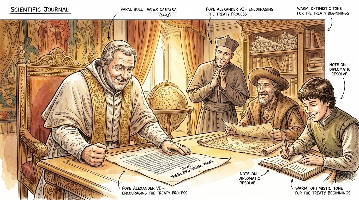 The Treaty of Tordesillas Splits the World (1493, Portugal) — page 1