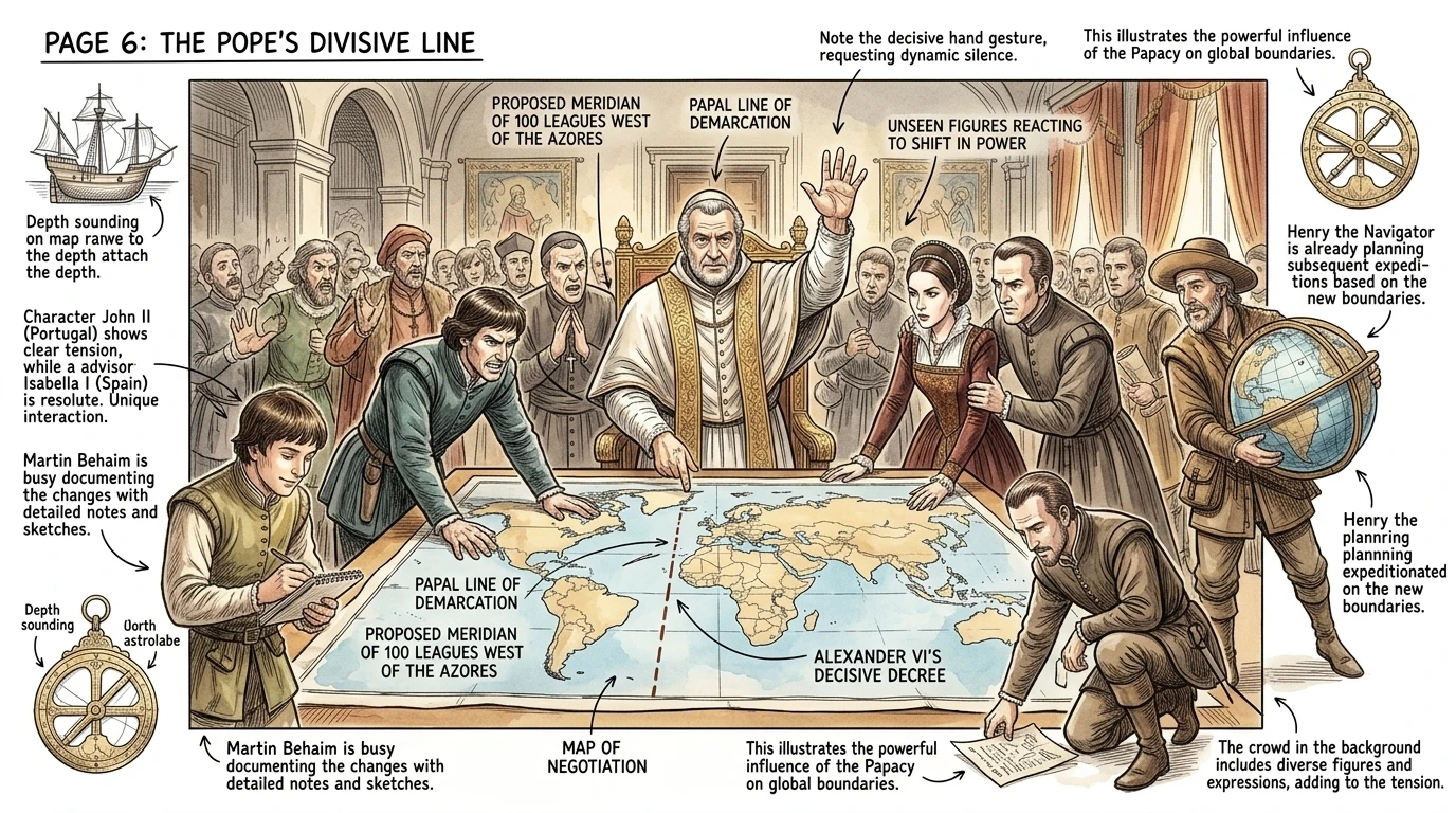 The Treaty of Tordesillas Splits the World (1493, Portugal) — page 6