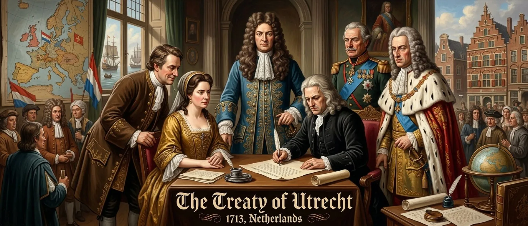The Treaty of Utrecht (1713, Netherlands) — cover