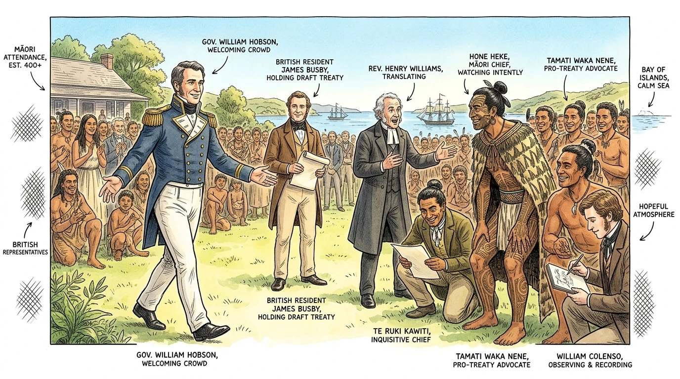 The Waitangi Treaty is Signed (1840, Europe) — page 1