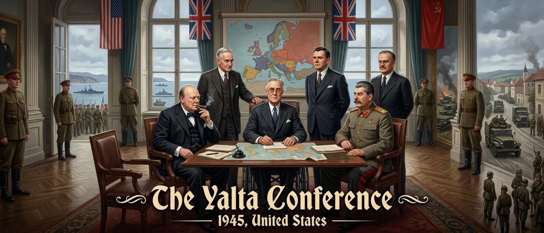 The Yalta Conference (1945, United States) — cover