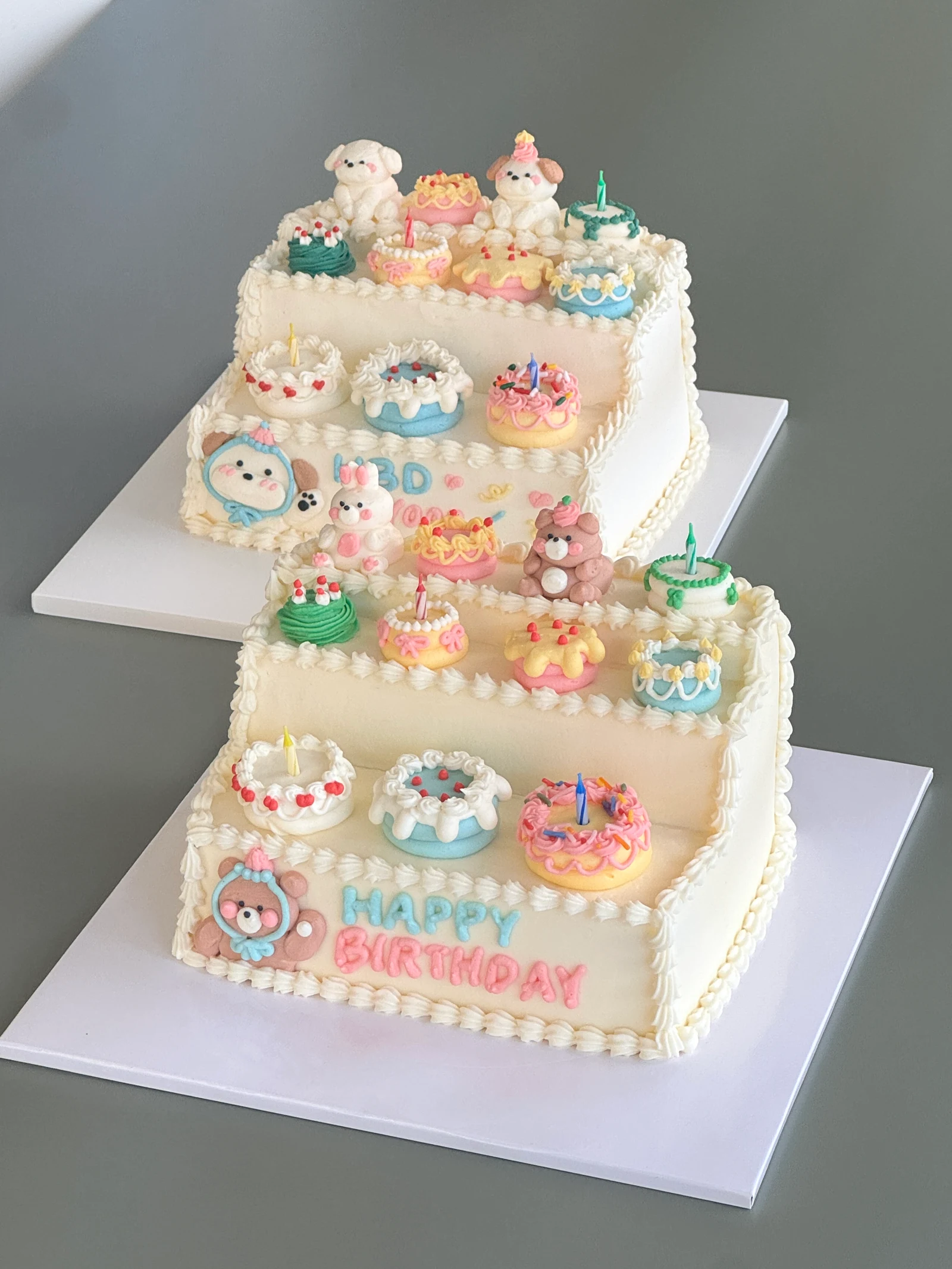 계단형 빈티지 케이크 🎂 케이크 1번째 사진