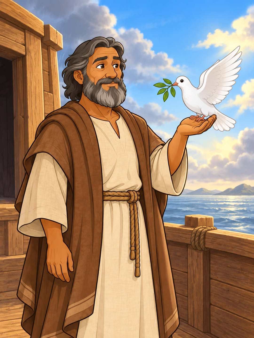 Page 1 illustration for The Promise in the Rainbow
