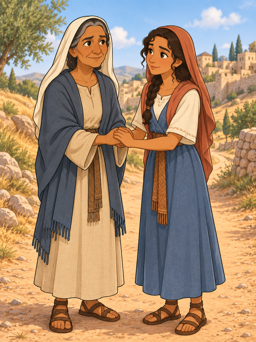 Page 1 illustration for Ruth: The Loyal Friend