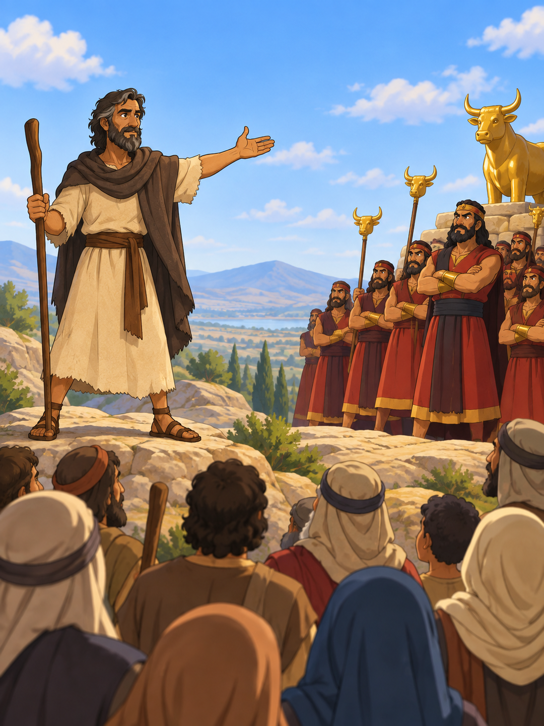 Page 1 illustration for The Fire on the Mountain