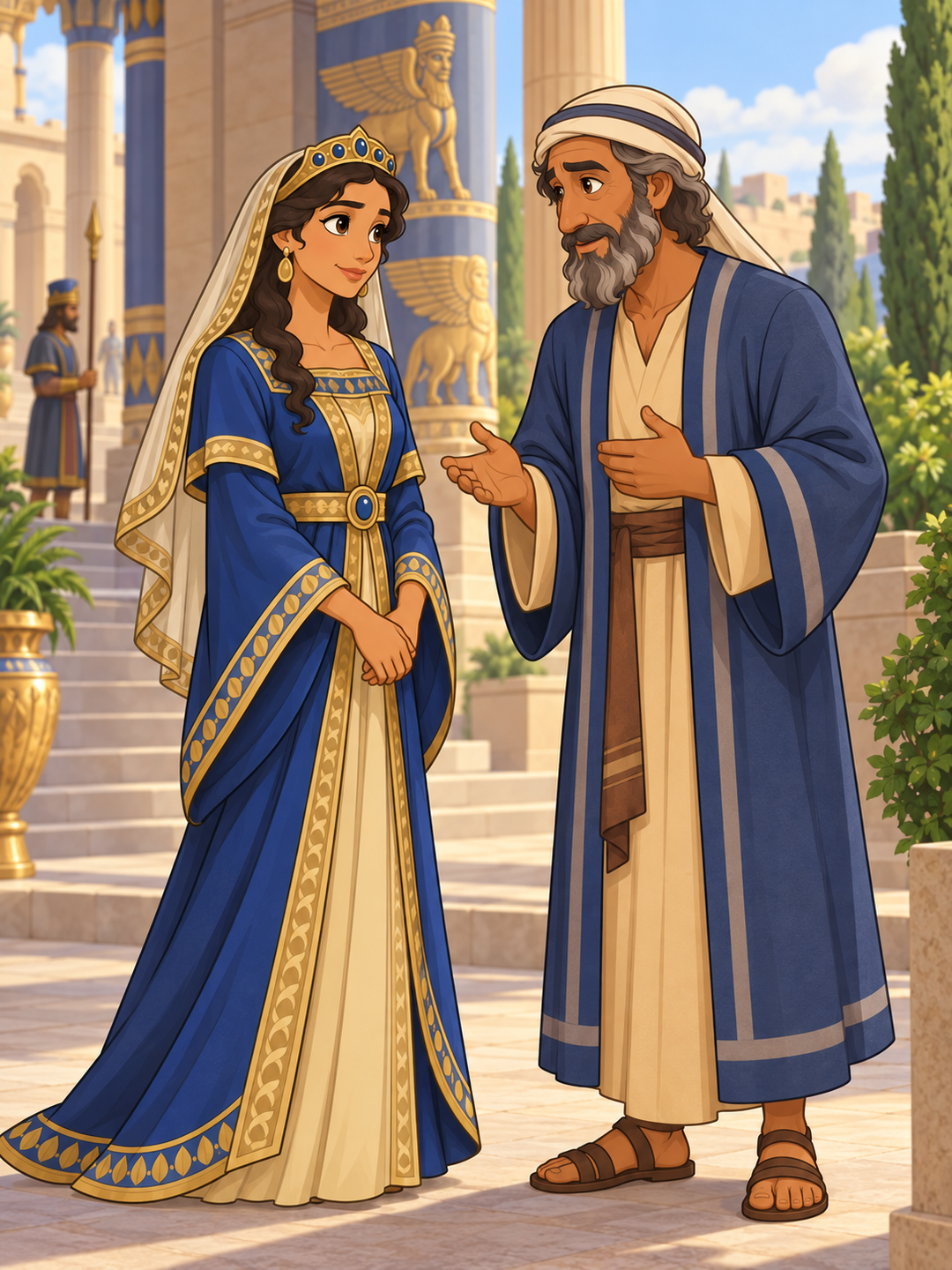 Page 1 illustration for Esther: Brave for Such a Time as This