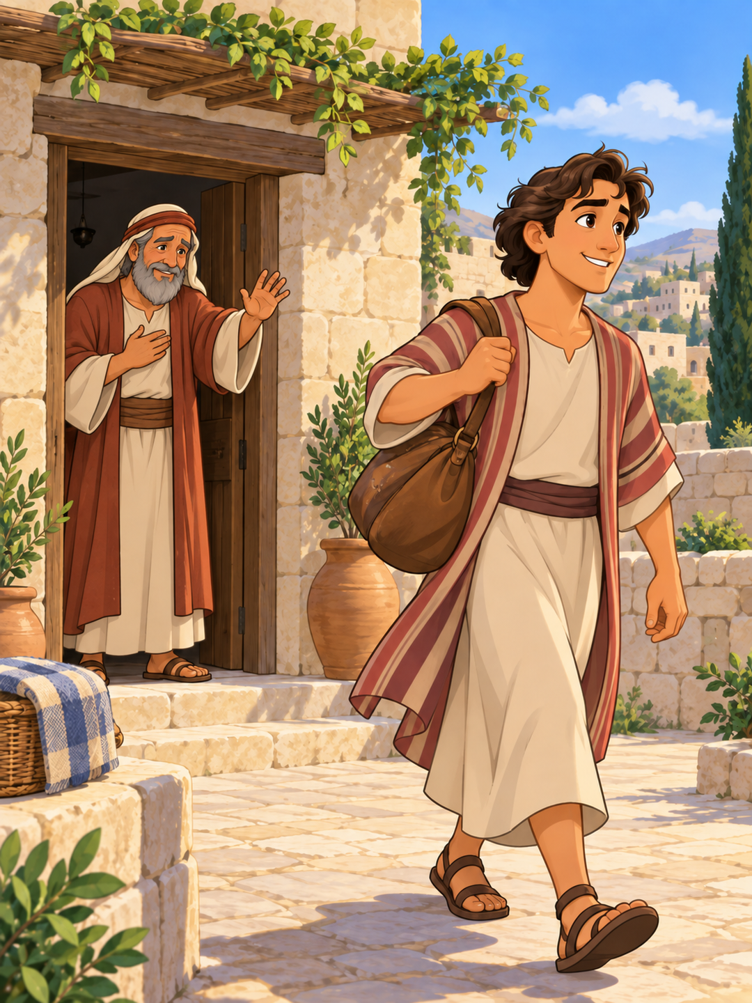 Page 1 illustration for The Son Who Came Home