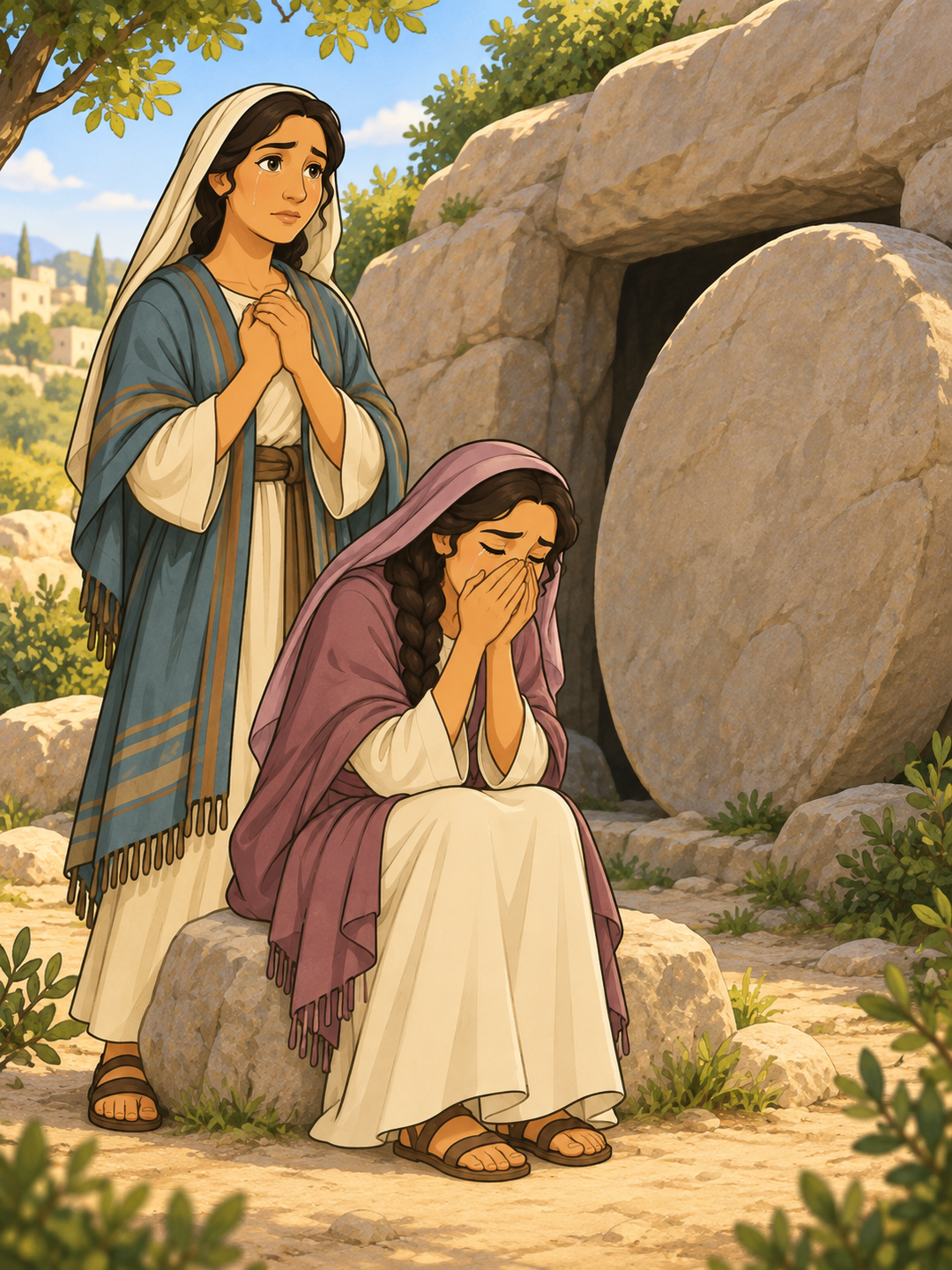 Page 1 illustration for Lazarus: The Friend Who Came Back