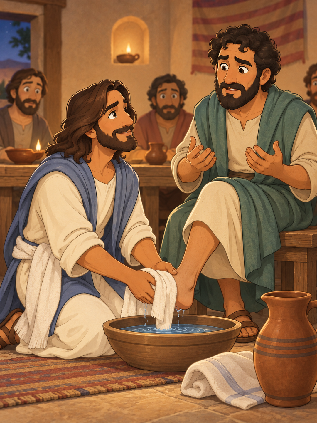 Page 1 illustration for A Very Special Supper