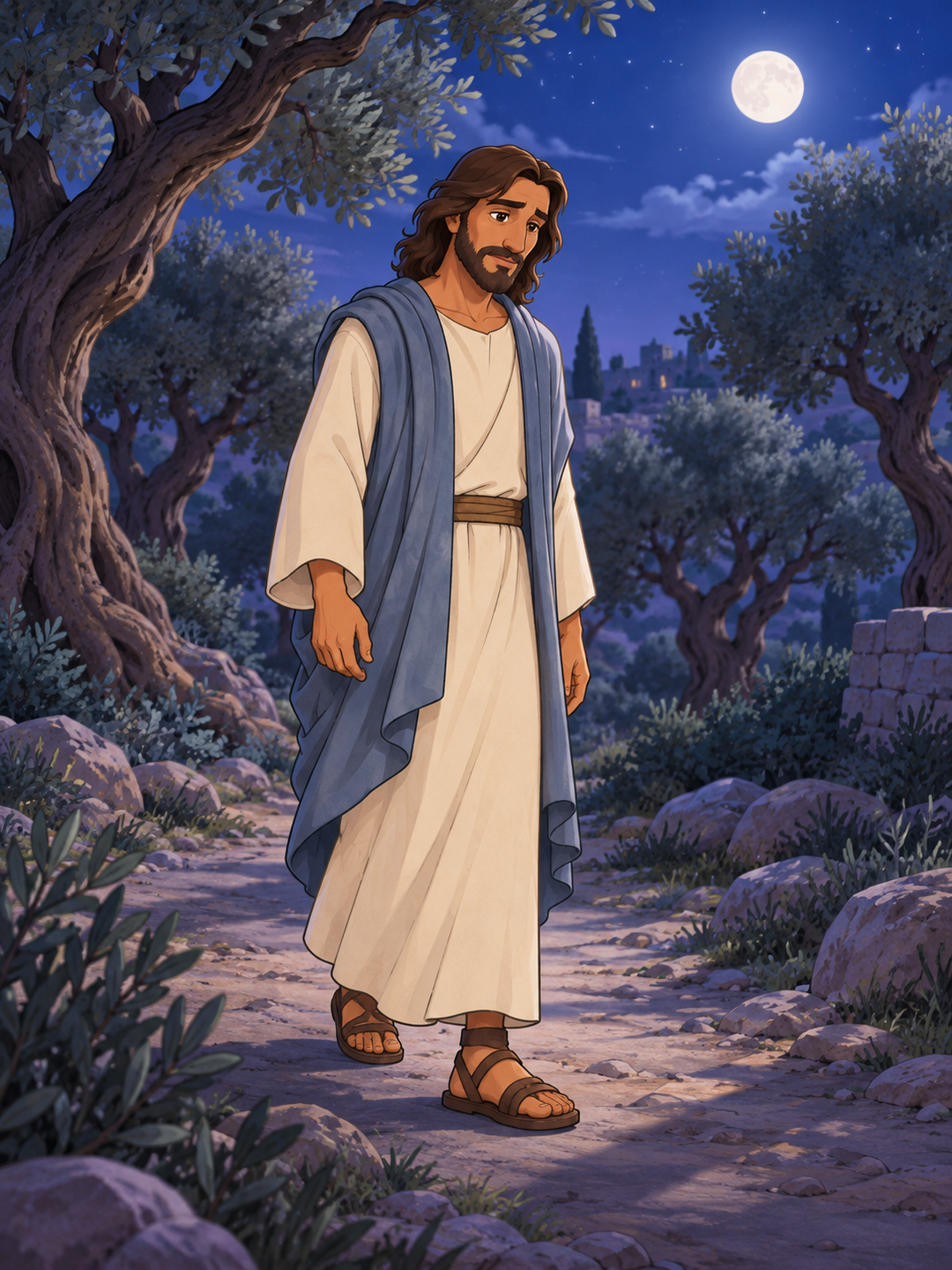 Page 1 illustration for The Garden of Gethsemane