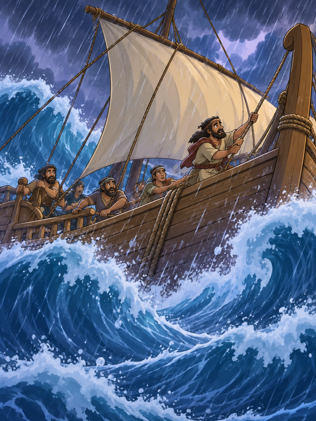 Page 1 illustration for Paul’s Great Adventures and Shipwreck
