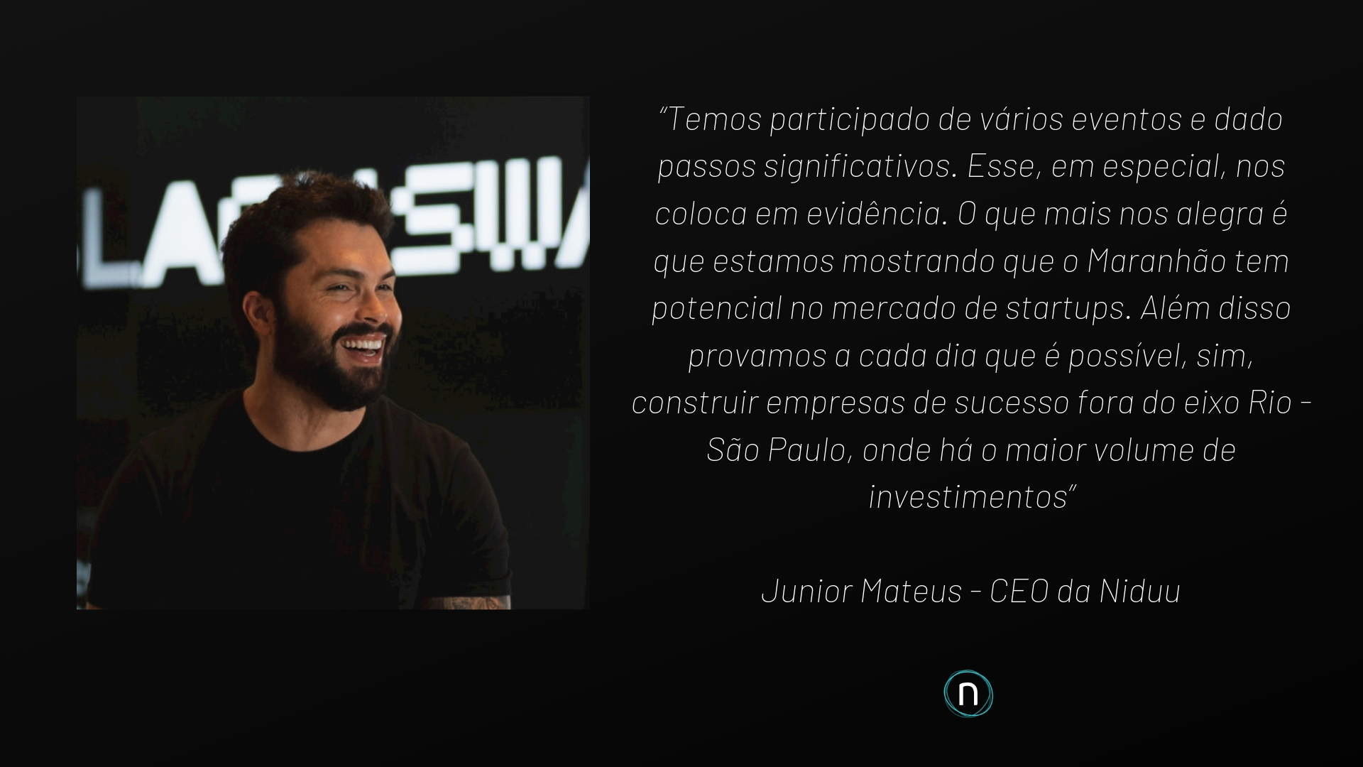 Junior Mateus - CEO da Niduu