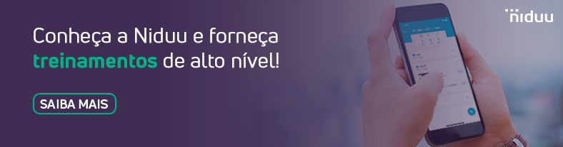 Com a Niduu você alcança e desenvolve colaboradores do operacional ao estratégico, a qualquer hora e lugar.