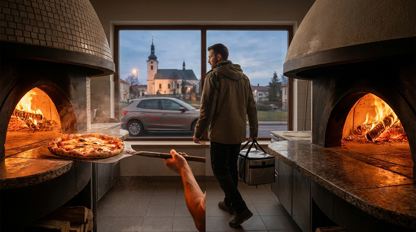 Pizzař/ka nebo řidič/ka rozvozu