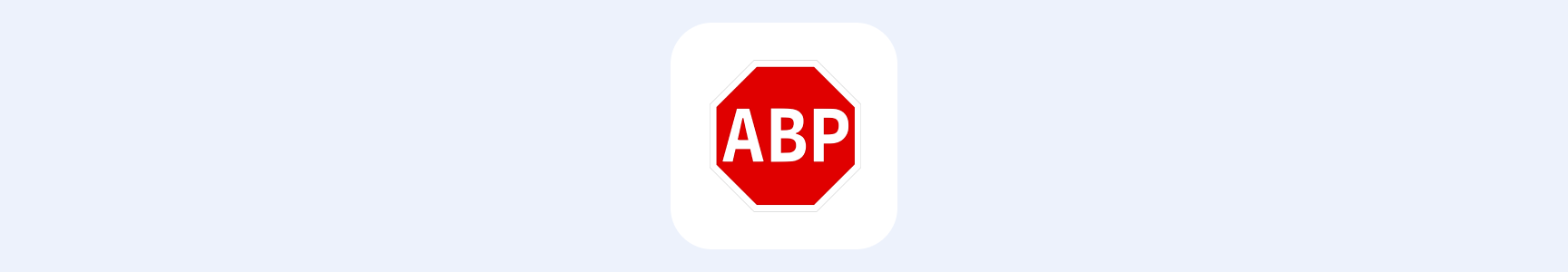 Adblock banner