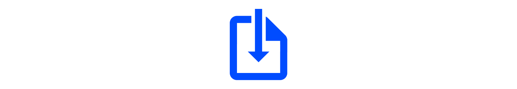 Project icon with arrow pointing to it