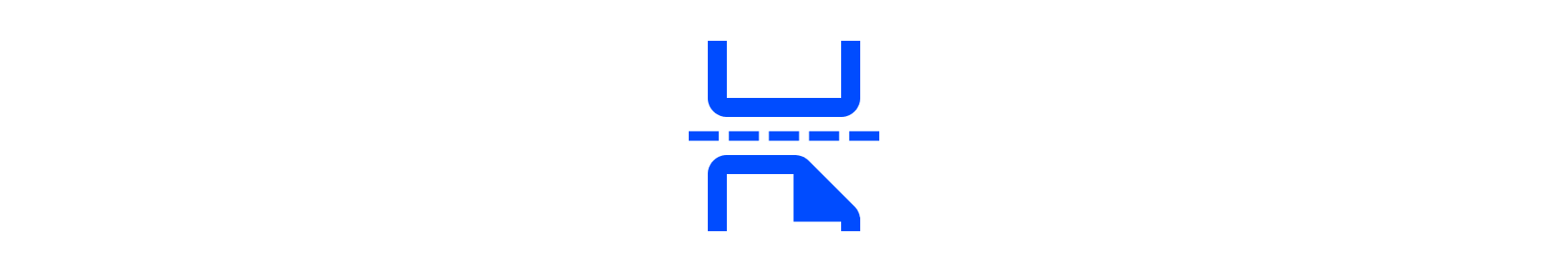 Project icons separated by a dotted line